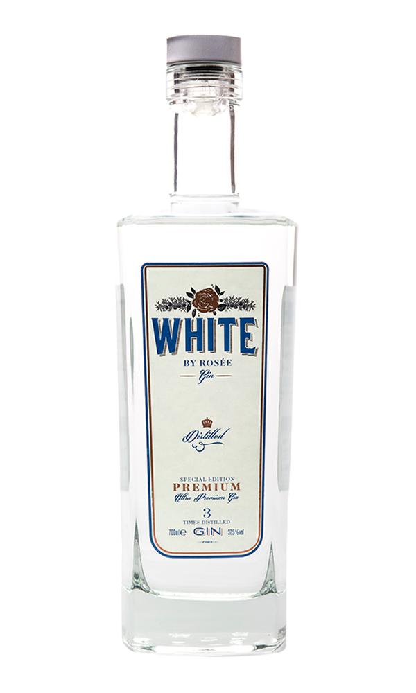 White gin premium by rosee